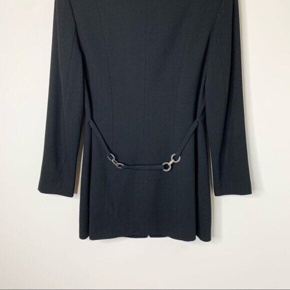 Holt Renfrew Women’s Blazer Jacket Collar Button Down Wool Vintage 90s y2k 2000s - Picture 13 of 16